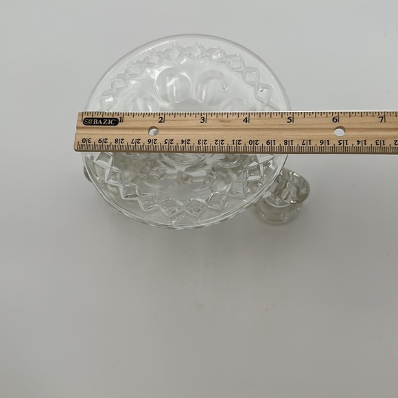 Vintage Double Clear Glass Double Candle Holder - Picture 15 of 16